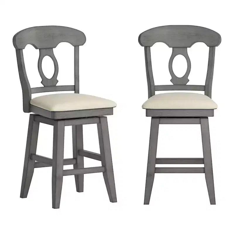 Tabouret de bar pivotant avec dossier