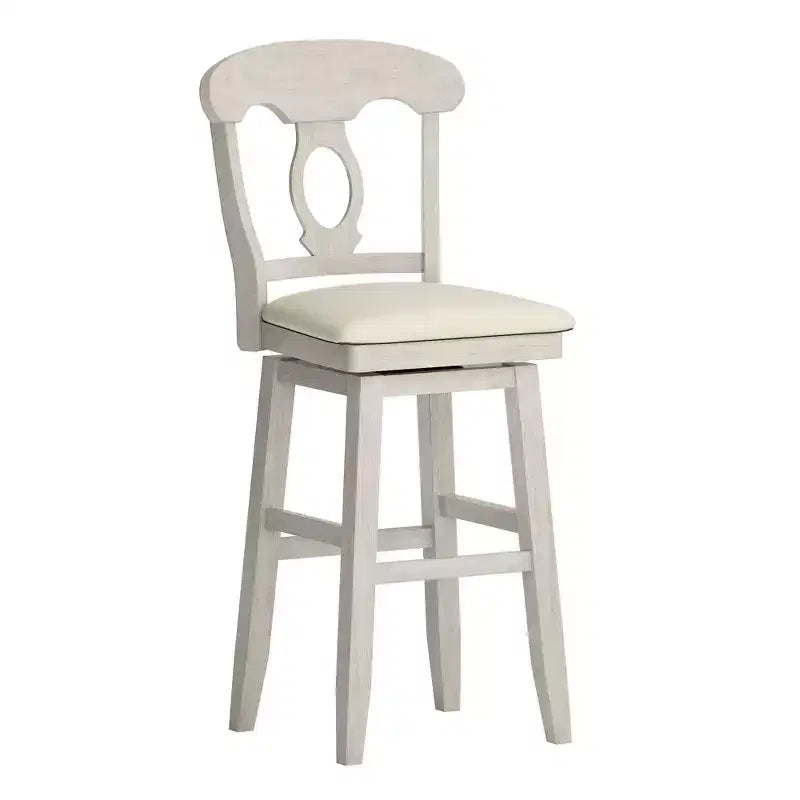 Tabouret de bar pivotant avec dossier