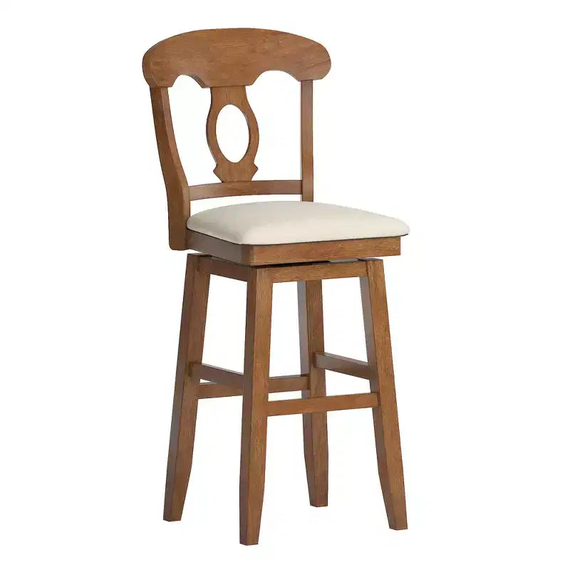 Tabouret de bar pivotant avec dossier