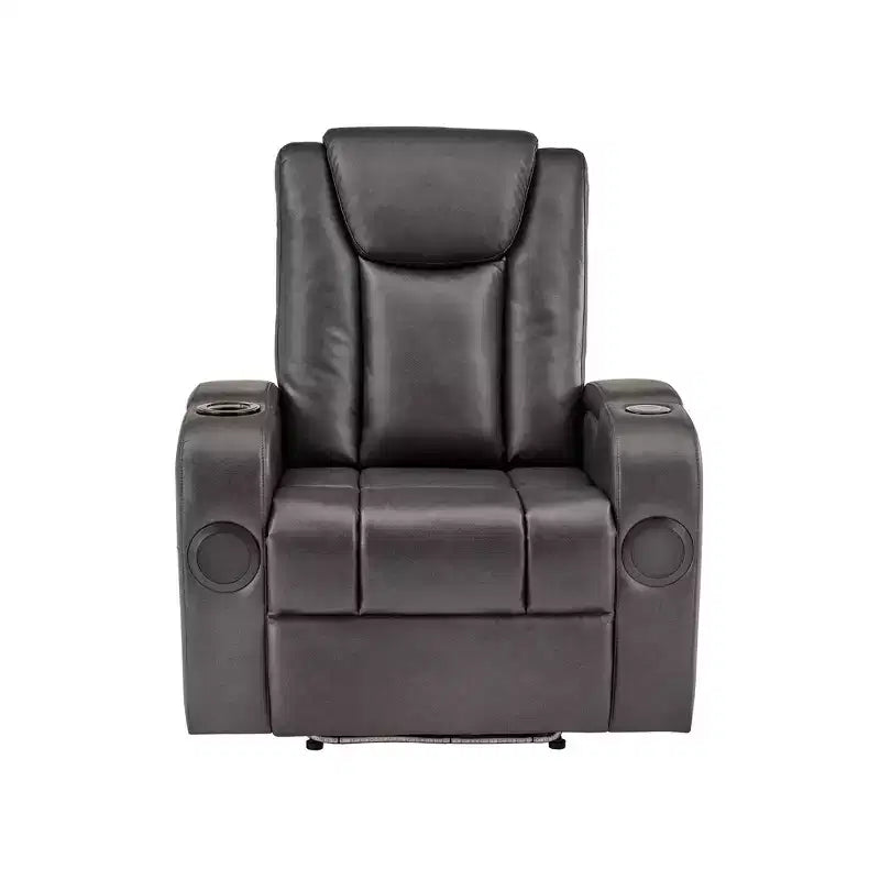 Uvalde Accent Chair with USB/Wireless Charger &amp; Speaker - Grey - iNSPIRE Q