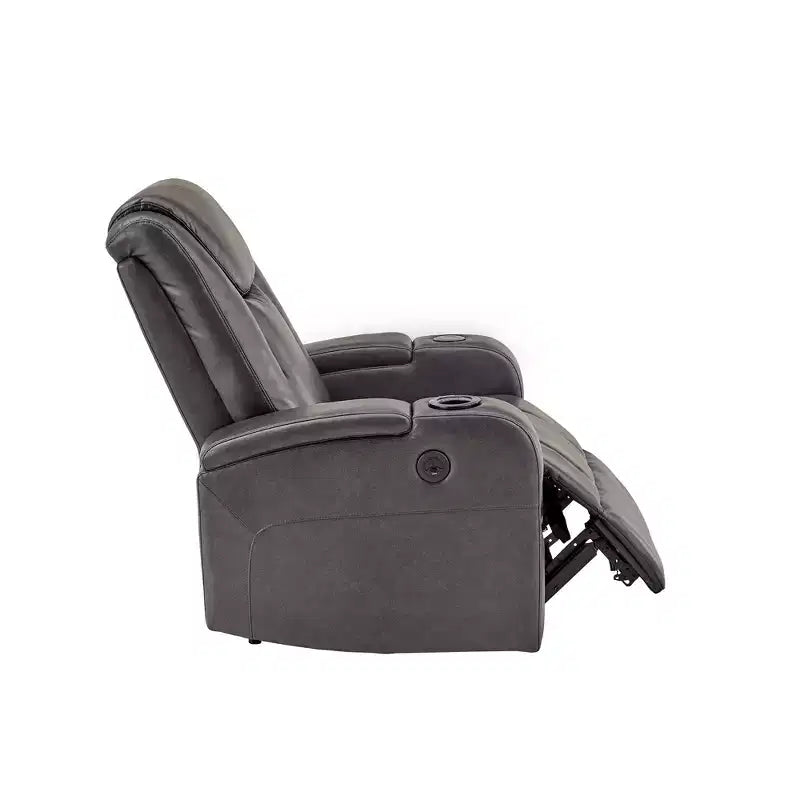 Fauteuil avec chargeur USB/sans fil et haut-parleur