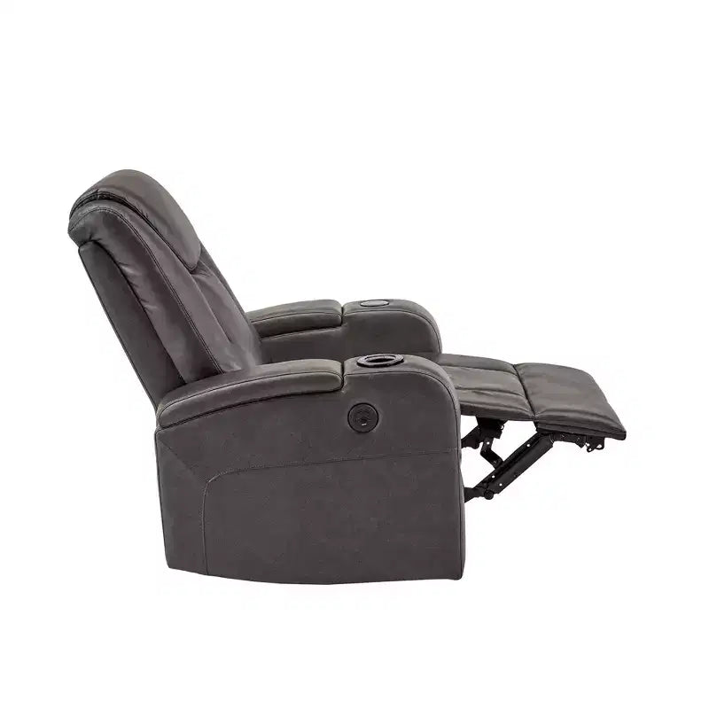 Fauteuil avec chargeur USB/sans fil et haut-parleur