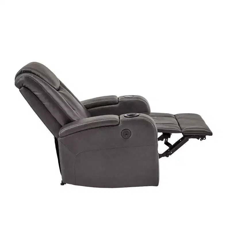 Fauteuil avec chargeur USB/sans fil et haut-parleur