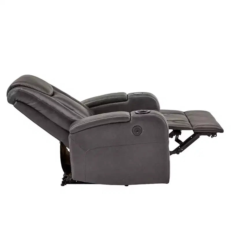 Fauteuil avec chargeur USB/sans fil et haut-parleur