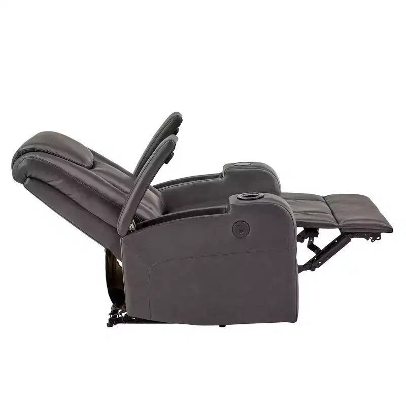 Fauteuil avec chargeur USB/sans fil et haut-parleur