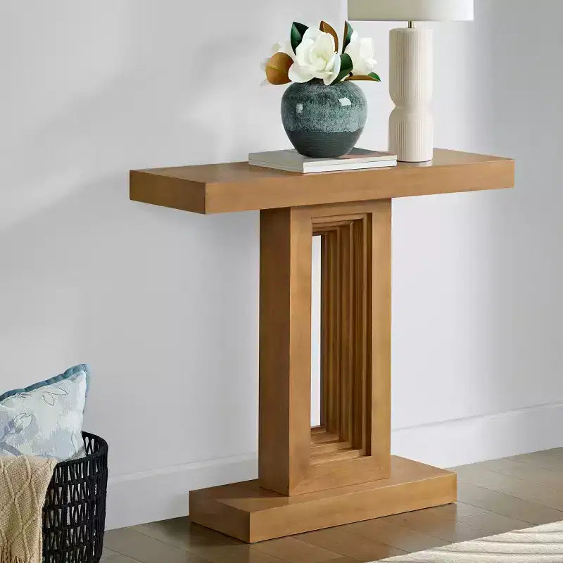 Console en bois massif 36 pouces