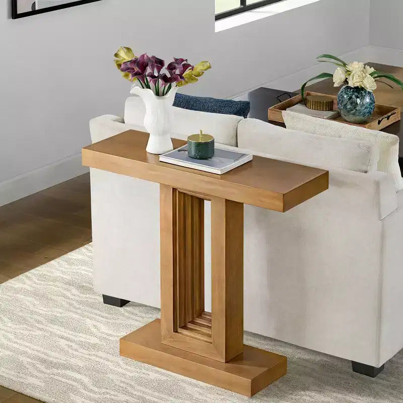 Console en bois massif 36 pouces