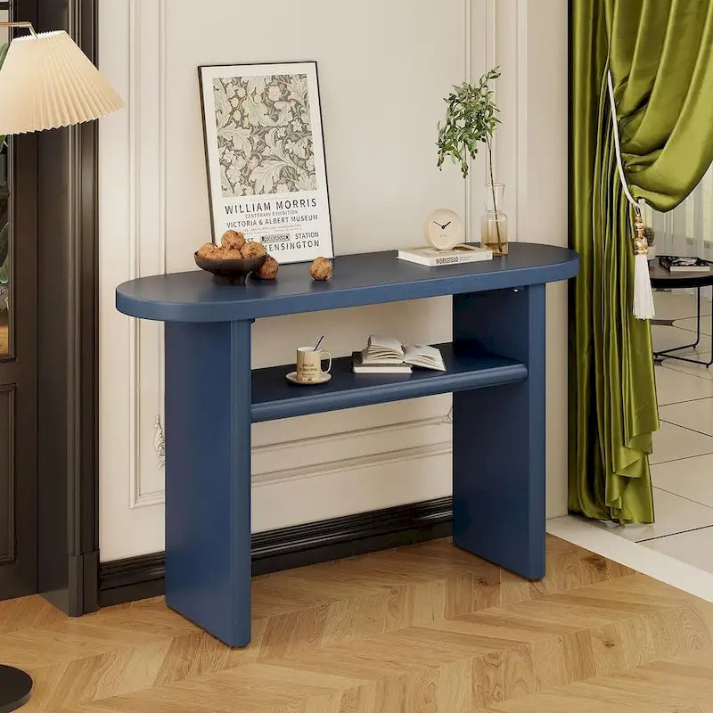47.80 Modern Wooden Console Table with Shelf