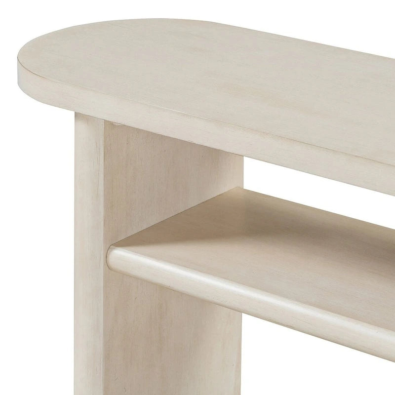 47.80 Modern Wooden Console Table with Shelf