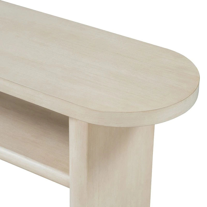 47.80 Modern Wooden Console Table with Shelf