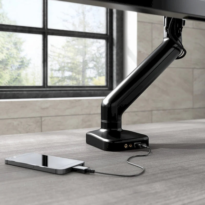 Adjustable Monitor Arm with USB Port by Bush Business Furniture