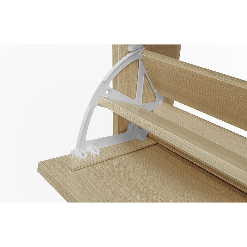Rattan 3 Door Shoe Rack