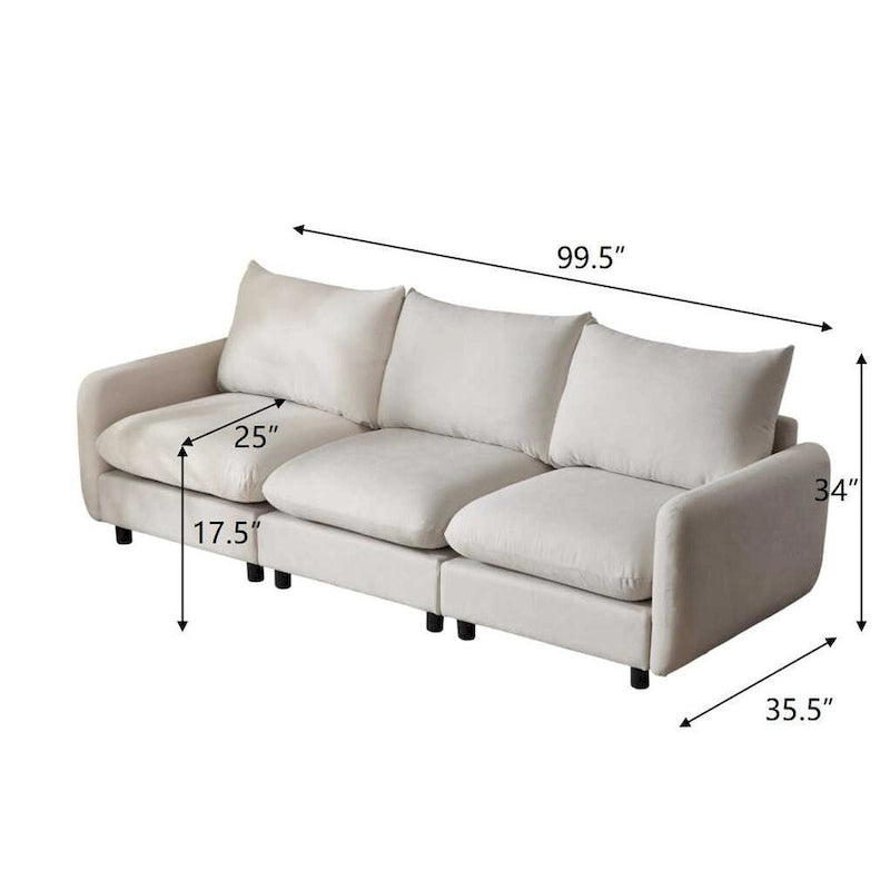 Christopher Knight Home - Evelyn Modern Modular Upholstery Sectional Sofa