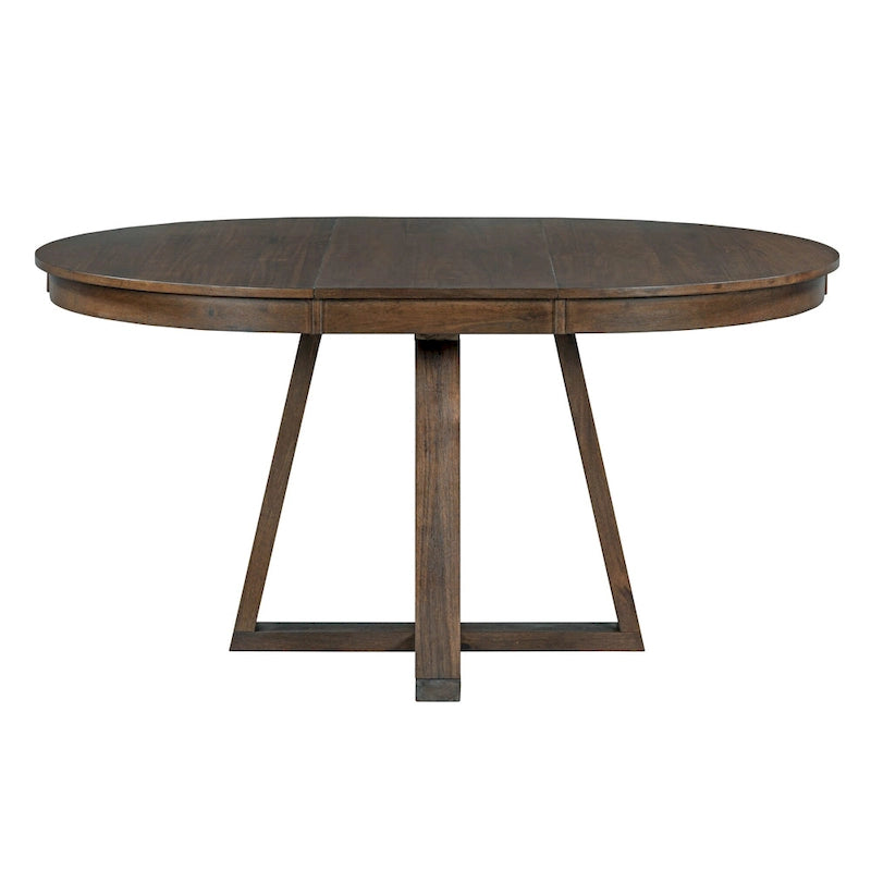 Multi-Function Dining Table and Chair Sets Farmhouse Kitchen Dining Table Sets with Removable Folding Plates Cross-Shaped Legs