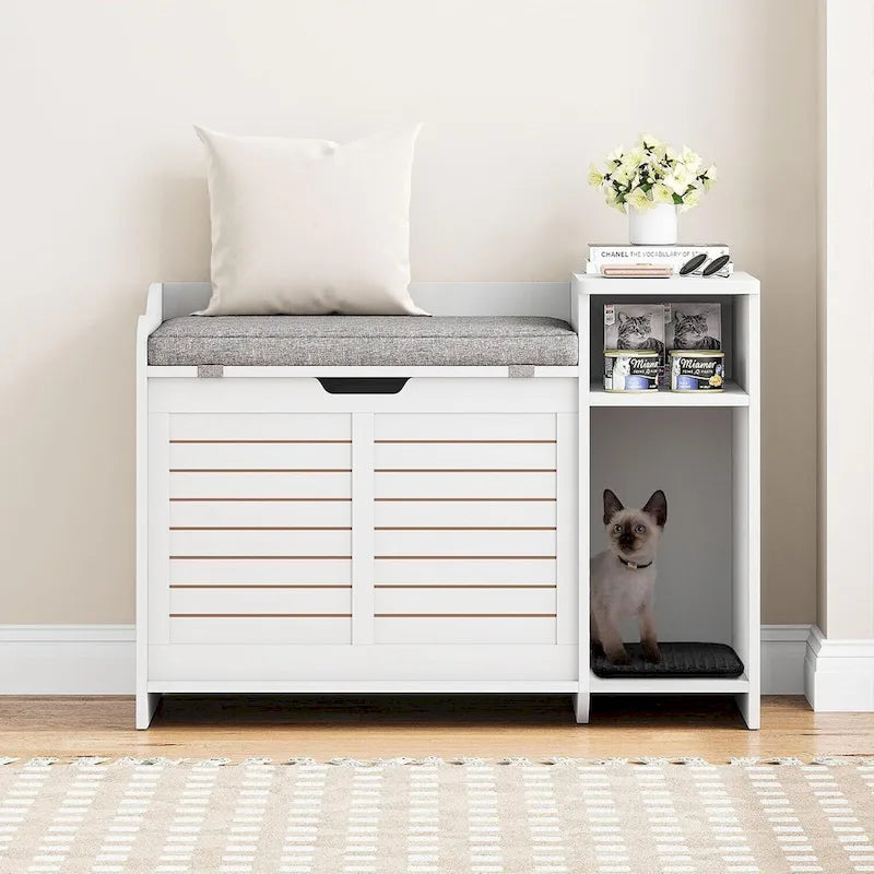 Cat Litter Box with Cushion
