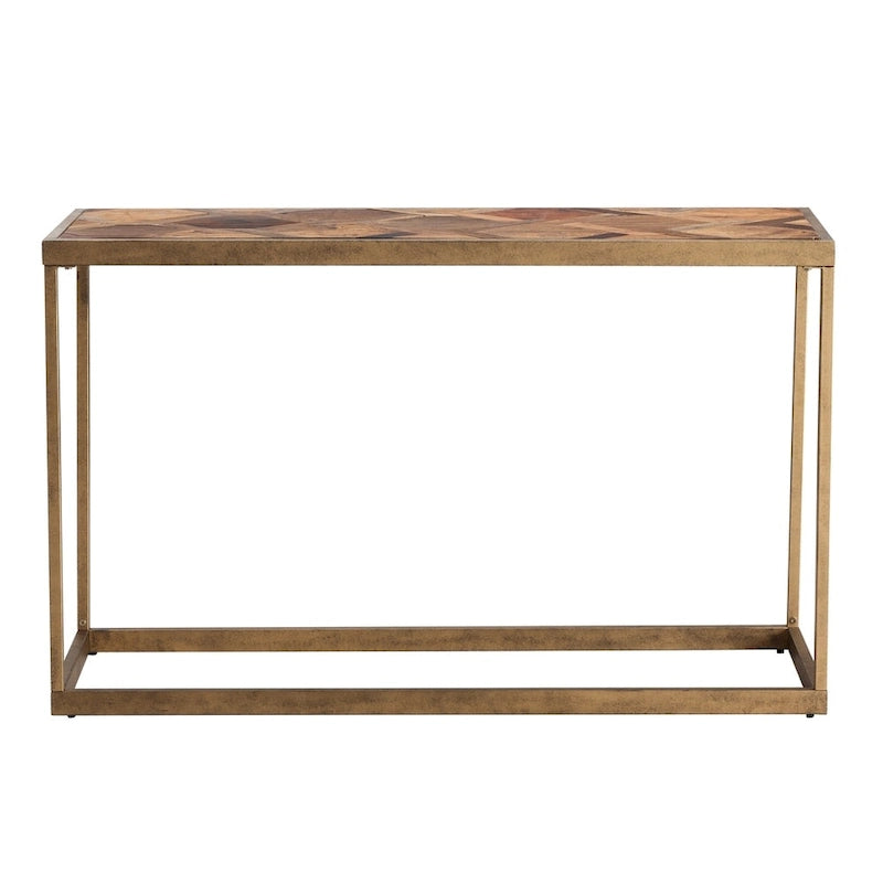 SEI Furniture Darren Modern Reclaimed Wood Console Table