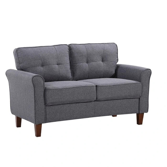 Kouchouk 54.5 Linen Flared Arm Loveseat