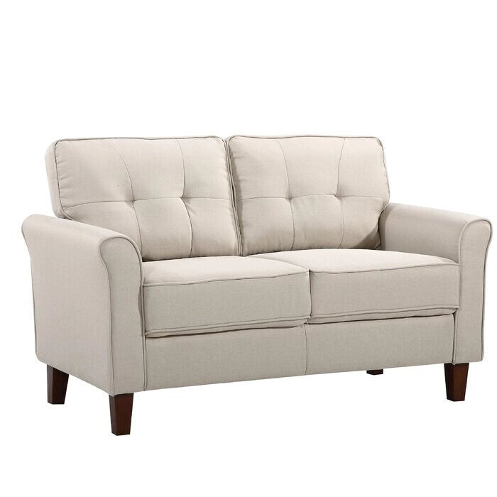 Kouchouk 54.5 Linen Flared Arm Loveseat