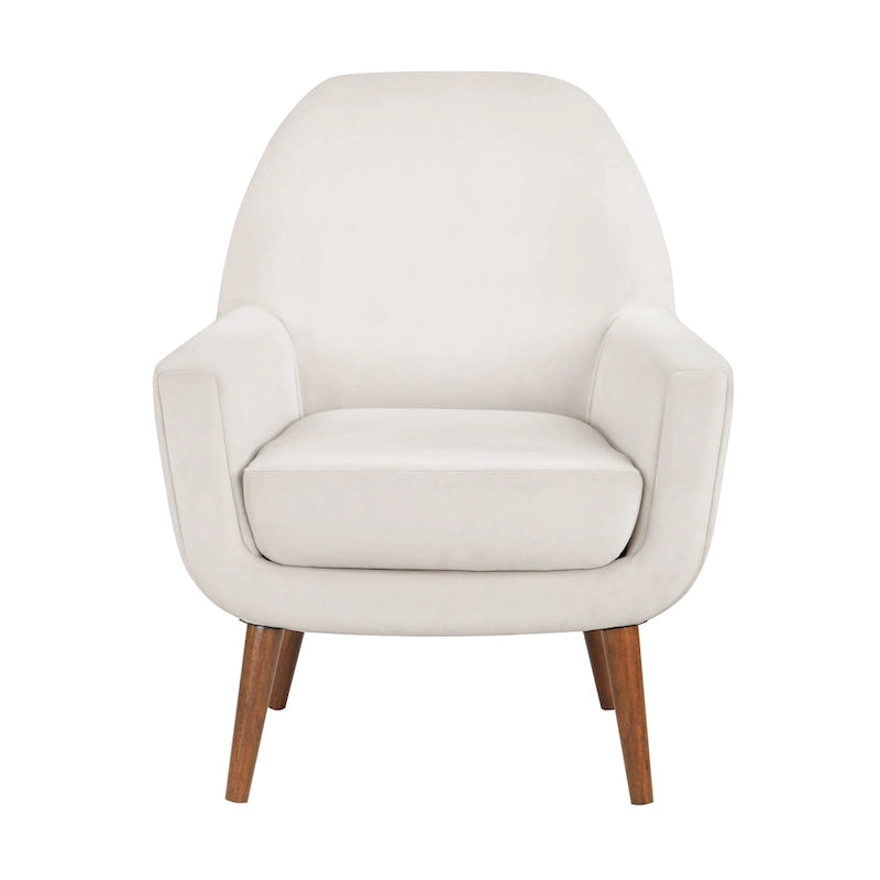 Adrian Mid-Century Velvet Arm Chair by Greyson Living