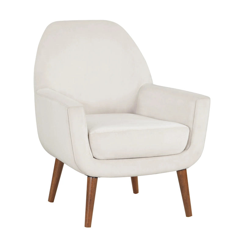 Adrian Mid-Century Velvet Arm Chair by Greyson Living