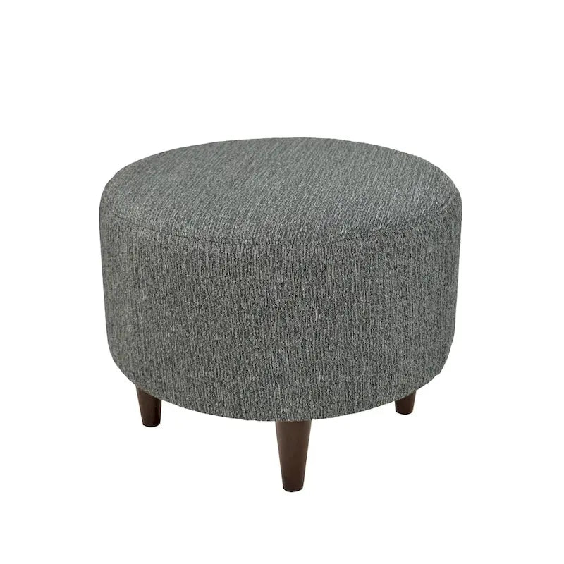 MJL Furniture Sophia Text2Olivia Round Upholstered Ottoman