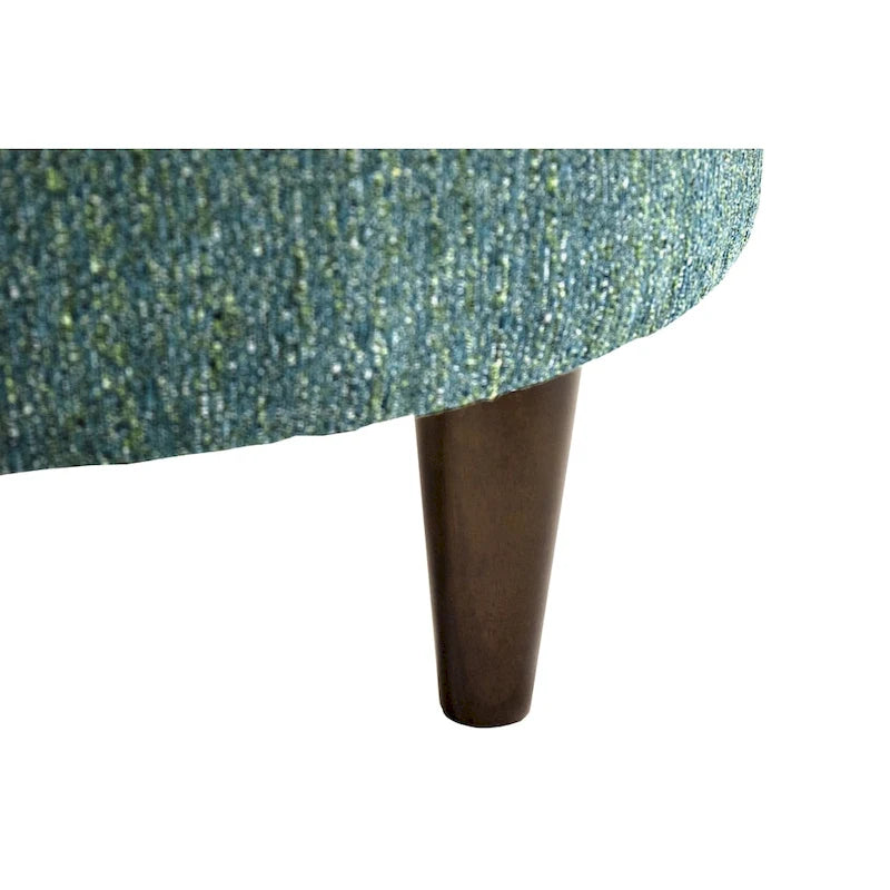 MJL Furniture Sophia Text2Olivia Round Upholstered Ottoman