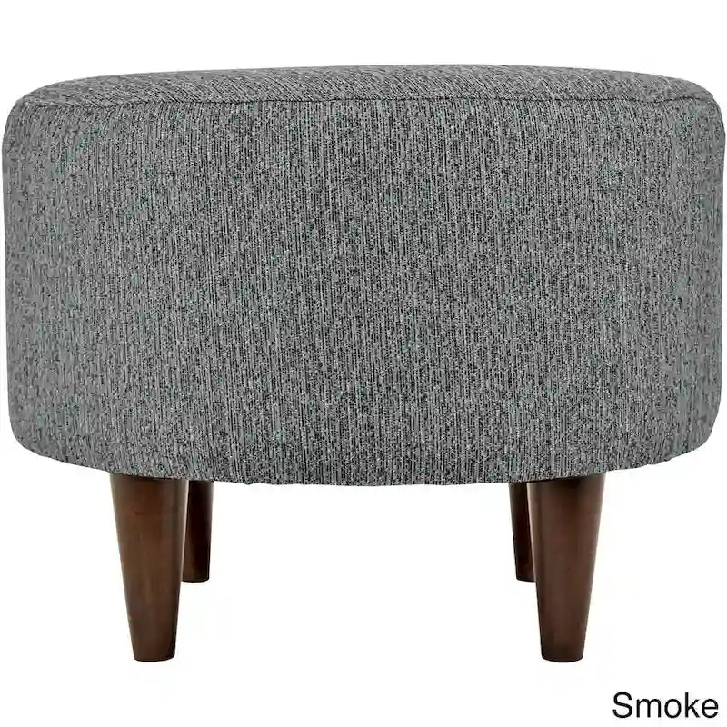 MJL Furniture Sophia Text2Olivia Round Upholstered Ottoman