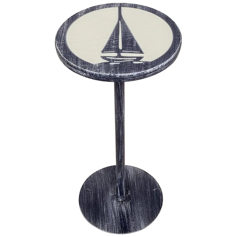 Coastal Round Drink Table