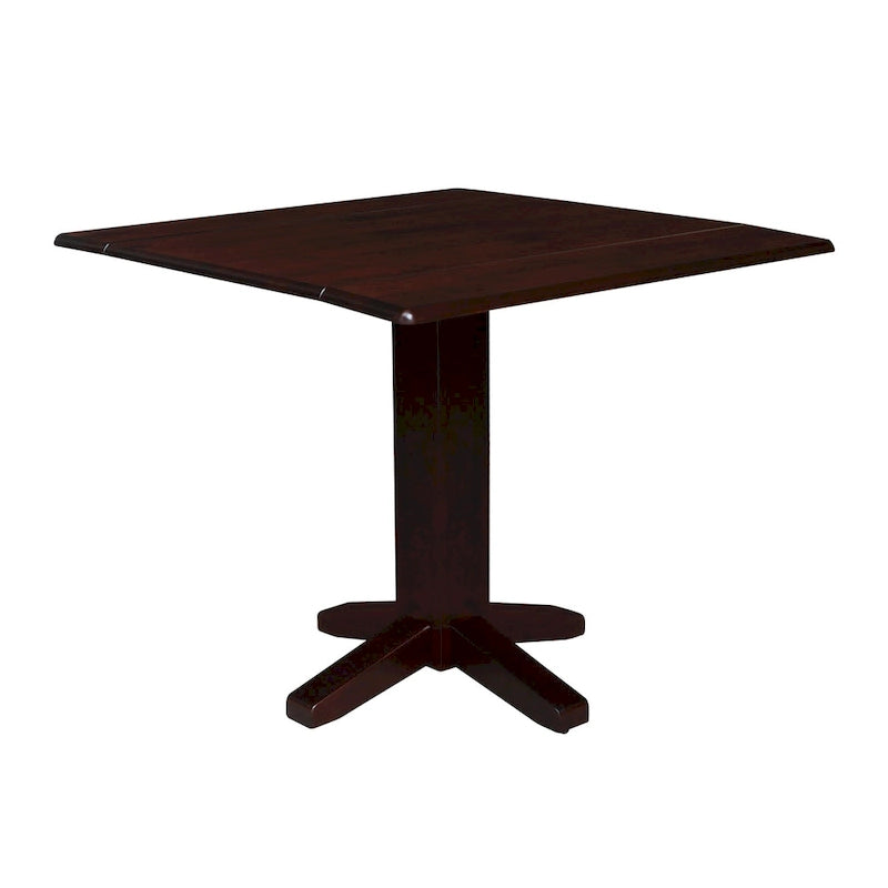 Square Dual Drop Leaf Dining Table