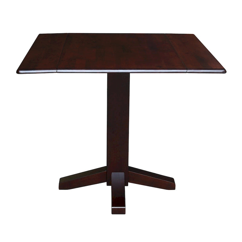 Square Dual Drop Leaf Dining Table