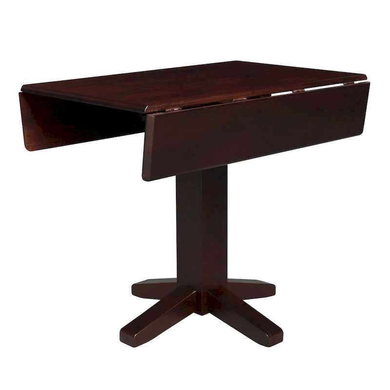 Square Dual Drop Leaf Dining Table