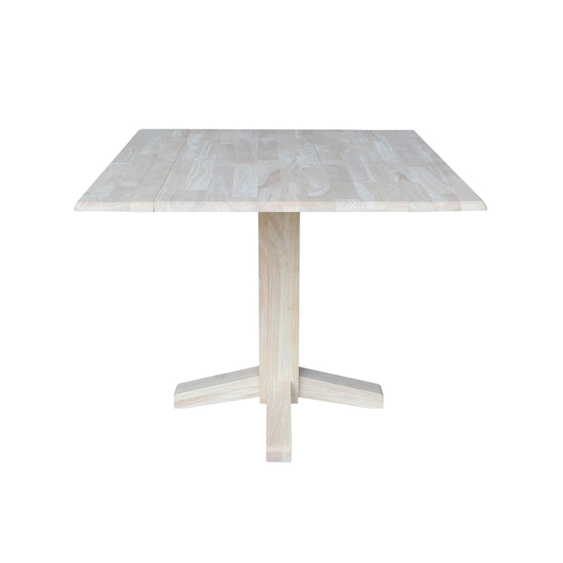 Square Dual Drop Leaf Dining Table
