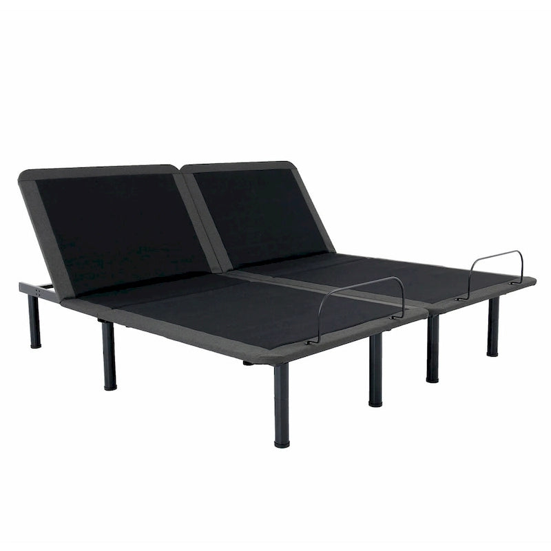 Bridgevine Home Quick Assembly Adjustable Bedframe with Voice Activated Controls