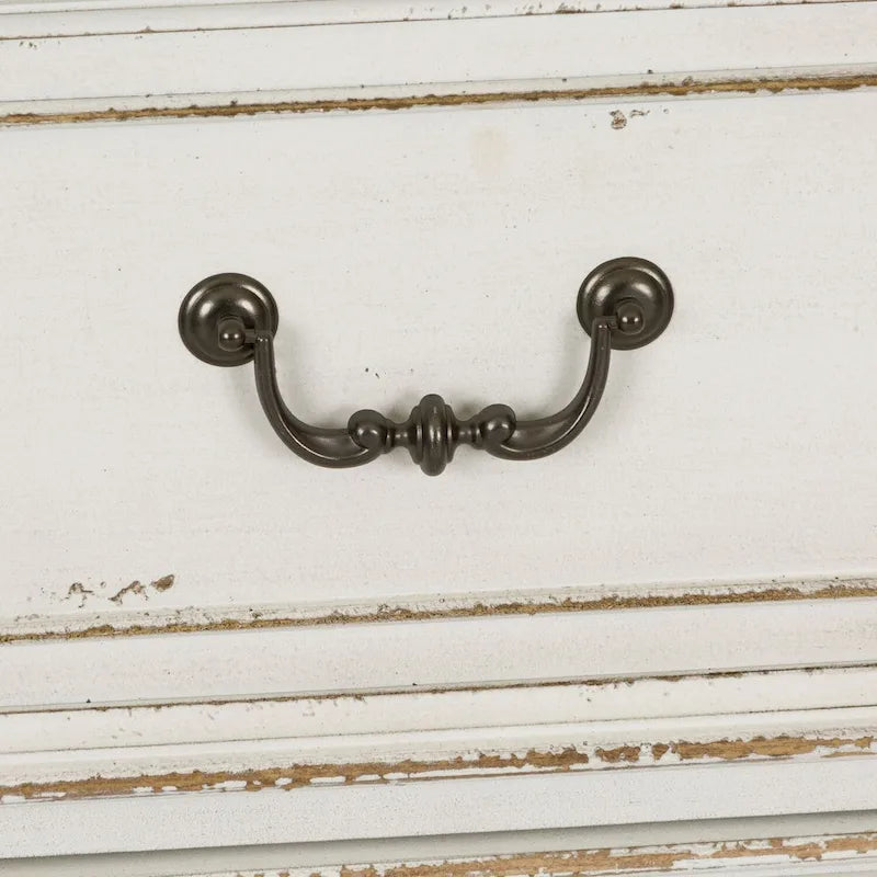 The Gray Barn Abbey Park Weathered Brown & Antique White 7 Drawer Dresser