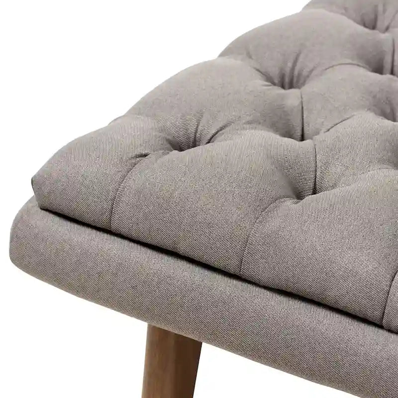 Mid-Century Upholstered Ottoman by Baxton Studio