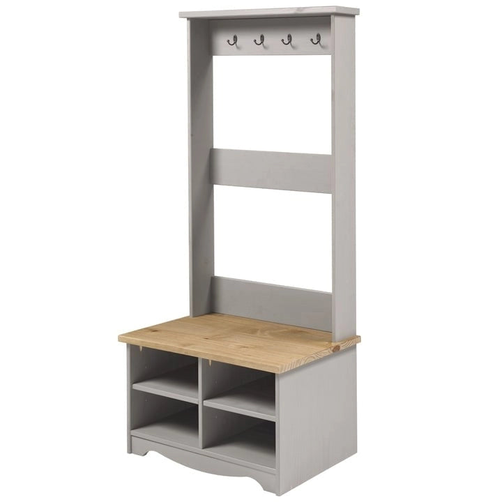 Wood Hall Tree Corona Gray