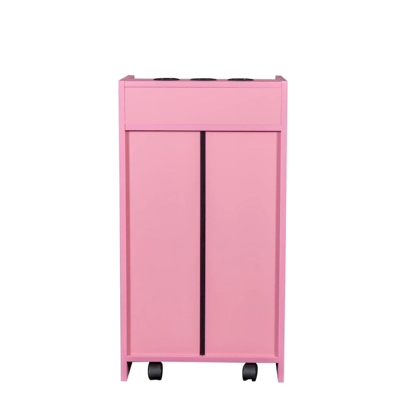 Locking Beauty Salon Storage Cabinet