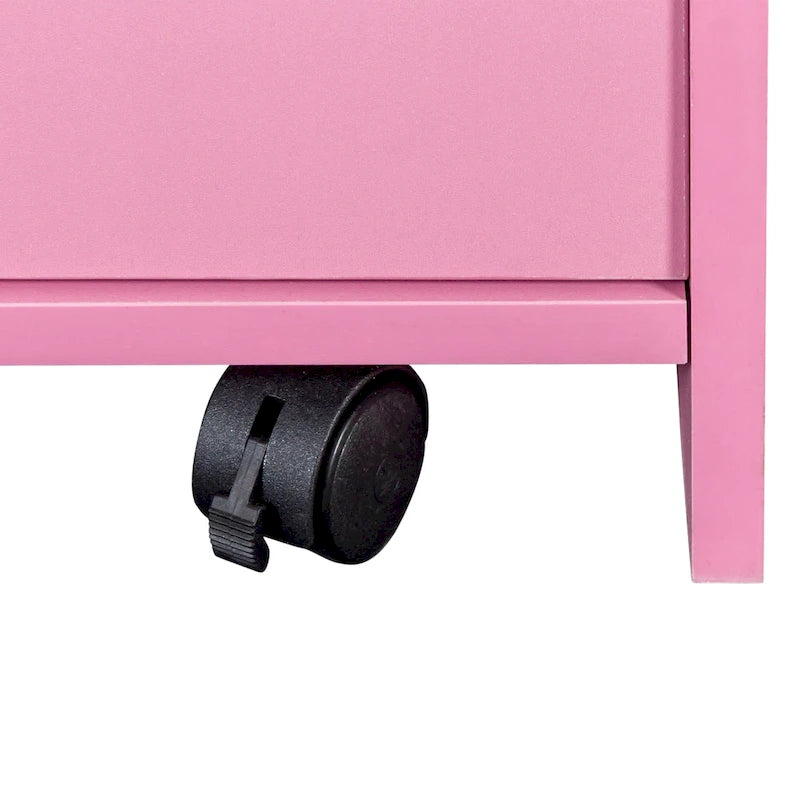 Locking Beauty Salon Storage Cabinet