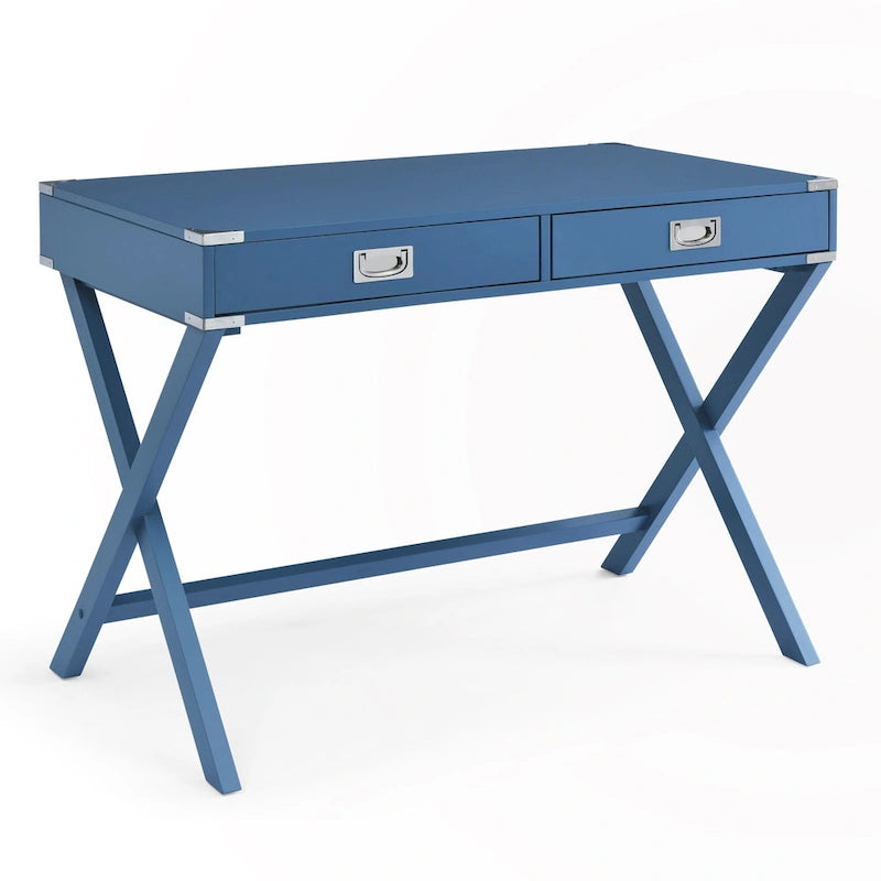 Solid Wood Computer Desk with Drawers