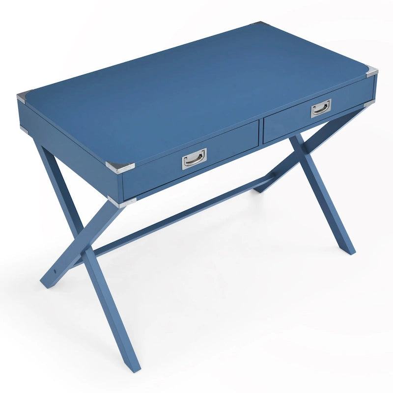Solid Wood Computer Desk with Drawers