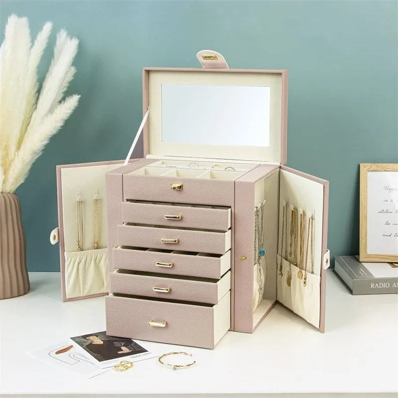 Jewelry Box for Women - 6.8D x 10.6W x 11.4H