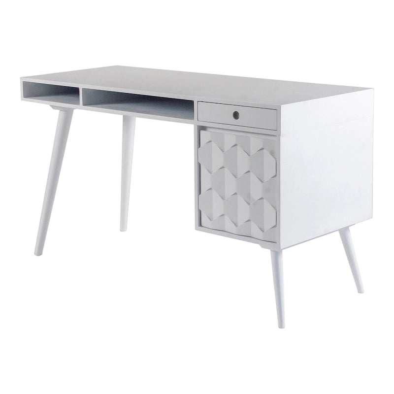 Aurelle Home Oslo Mid-Century Modern Desk