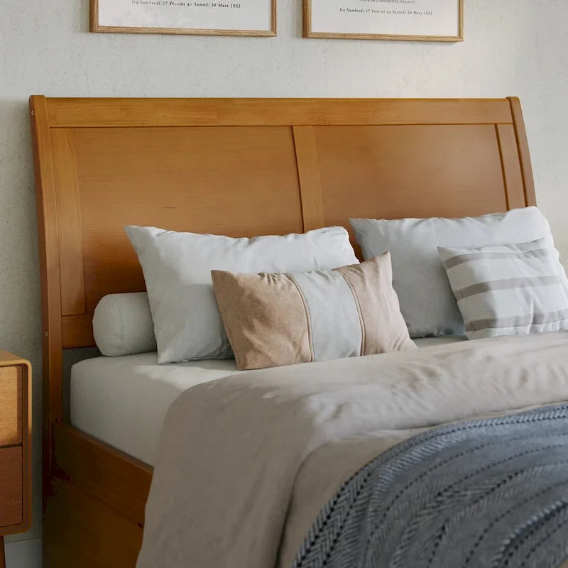 Portland Solid Wood Platform Bed with Matching Footboard and Trundle