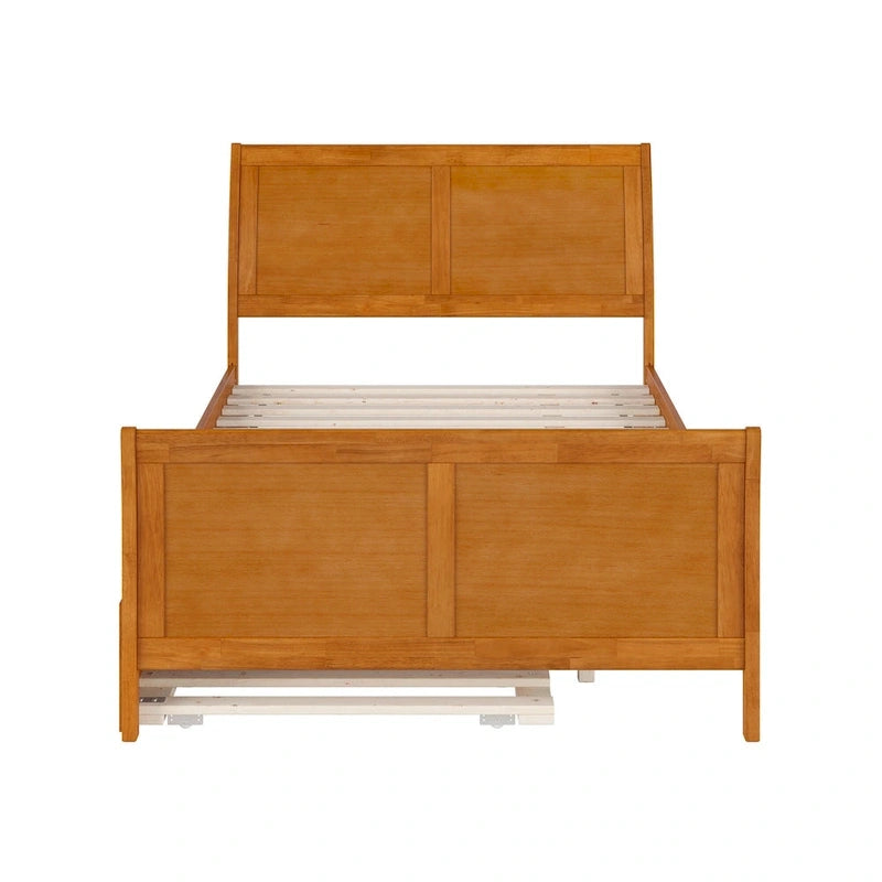 Portland Solid Wood Platform Bed with Matching Footboard and Trundle