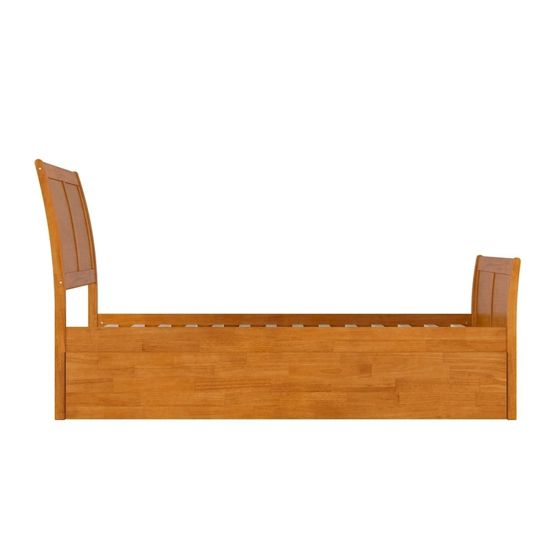 Portland Solid Wood Platform Bed with Matching Footboard and Trundle