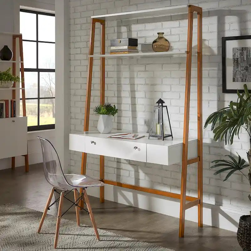 Lyvia 46 Wide Leaning/Ladder Desk by iNSPIRE Q Modern