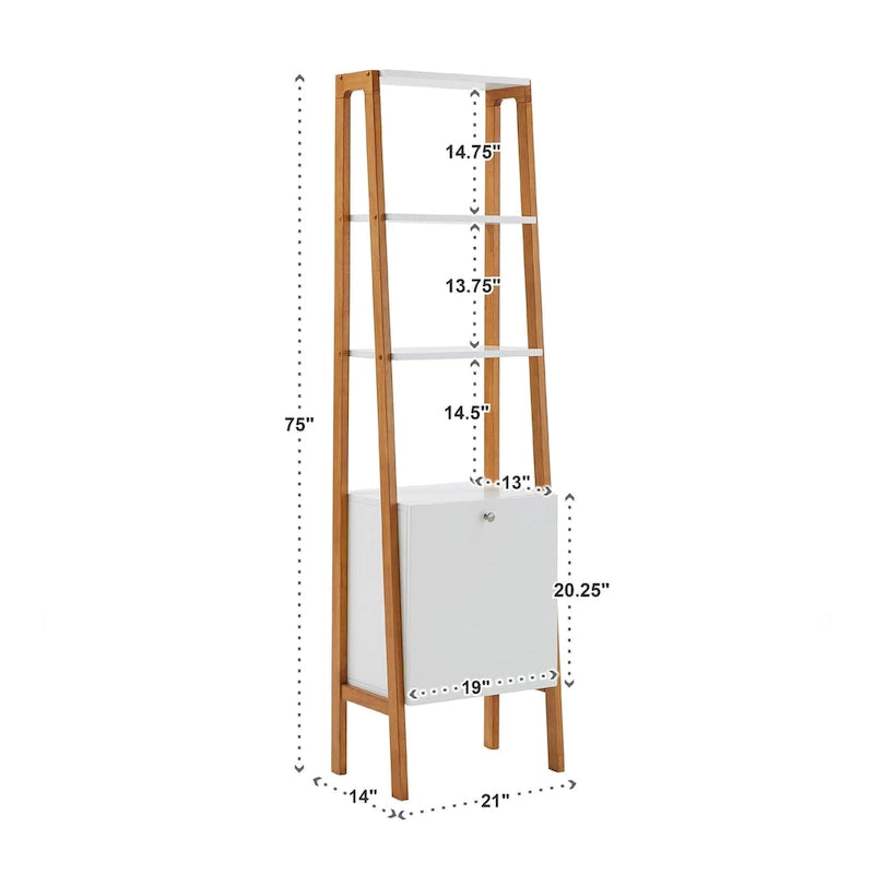 Lyvia 46 Wide Leaning/Ladder Desk by iNSPIRE Q Modern
