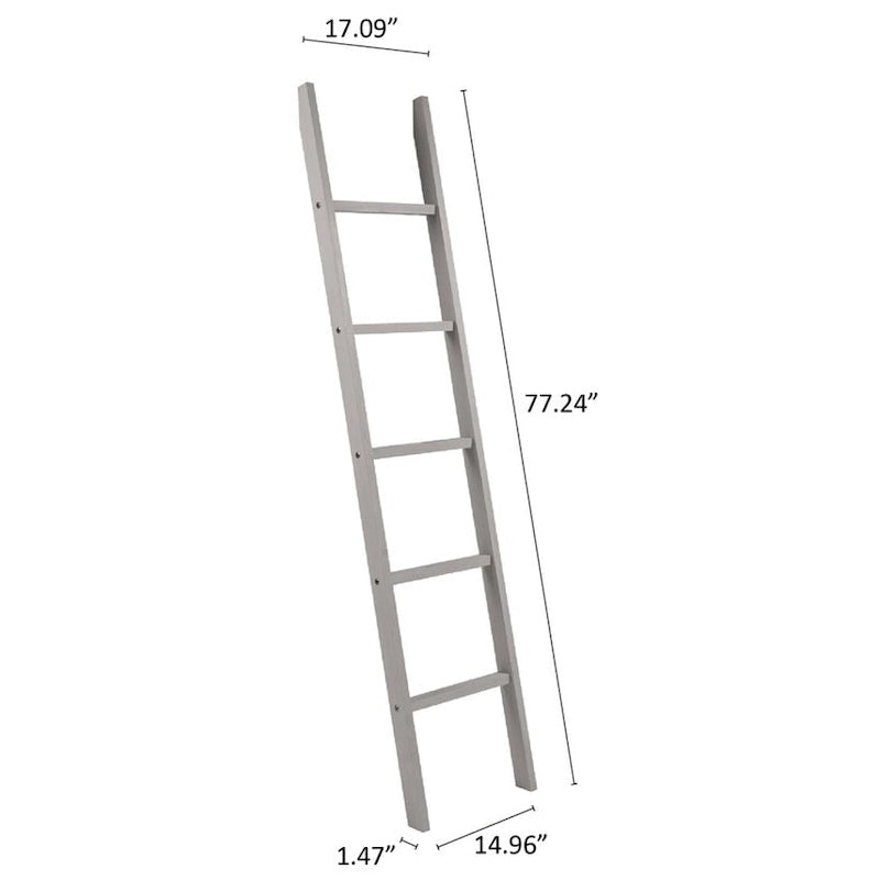 Wood Blanket Ladder Corona Gray