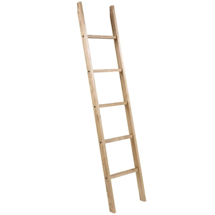 Wood Blanket Ladder Corona Gray