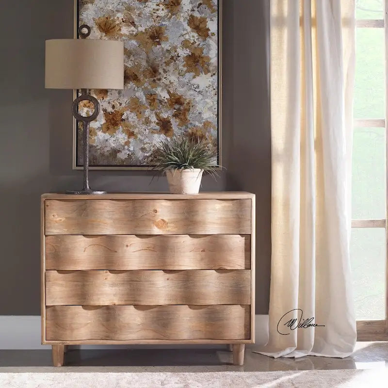 Uttermost Crawford Light Oak Accent Chest